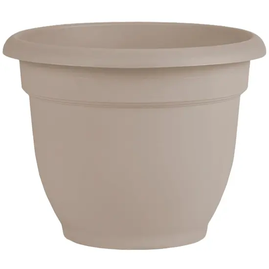 Bloem Ariana Pot Planter: 20" - Pebble Stone - Durable Resin Pot, Indoor and Outdoor Use, Gardening, Self Watering Disk Included, 11 Gallon Capacity {1}