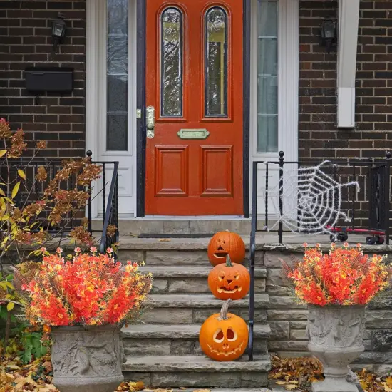 20 Bundles Artificial Fall Flowers {3}