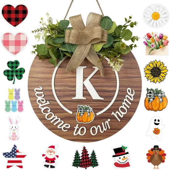 Interchangeable Seasonal Monogram Letter {1}