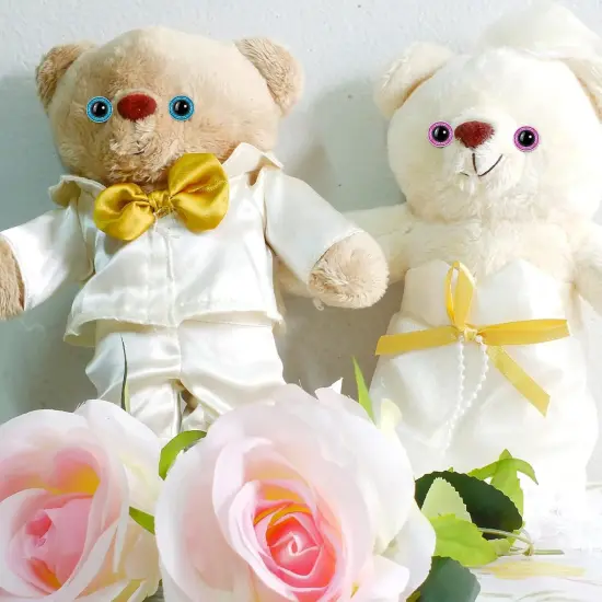 100 Pieces Large Safety Eyes (12mm,Brown, Purple, Green, Yellow) {3}