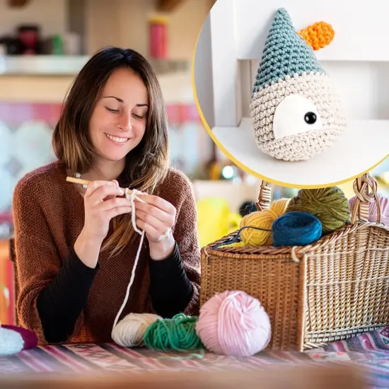 600 Pieces 12MM Safety Eyes with Washers Black Plastic Safety Eyes {5}