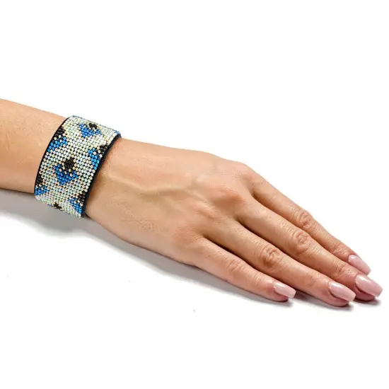 Bead embroidery kit on artificial leather FLBB-104 {4}