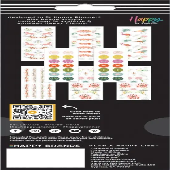 Happy Planner Sticker Sheets 8/Sheets-Lush Linens {3}