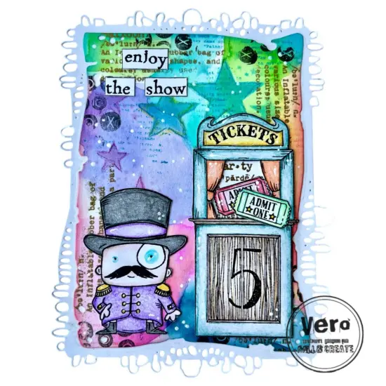 AALL And Create A6 Photopolymer Clear Stamp Set-The Big Top {7}