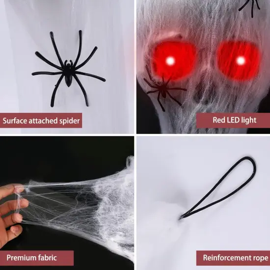 Halloween Skull Outdoor Decor {3}