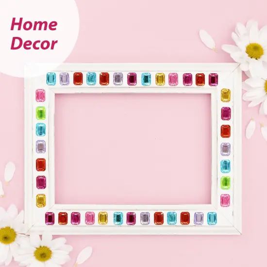 Wrapables 1154pcs Acrylic Self Adhesive Crystal Rhinestone Gem Stickers, DIY, Arts & Crafts Supplies (9 sheets), Assorted {5}