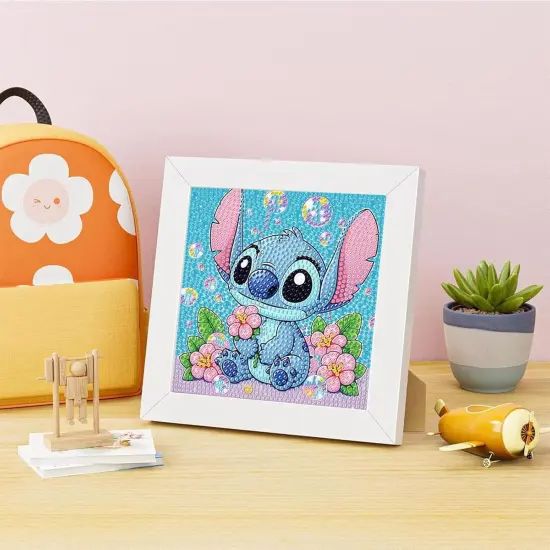 Small 5D Diamond Painting Kits with Wooden Frame - 7x7 Inch {2}