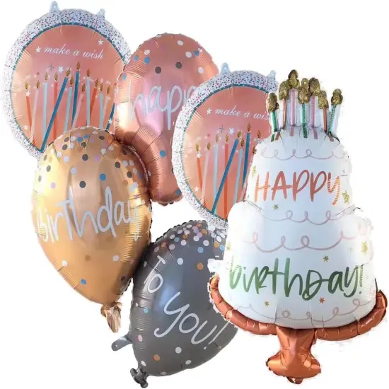 Big Happy Birthday Balloon Foil {1}
