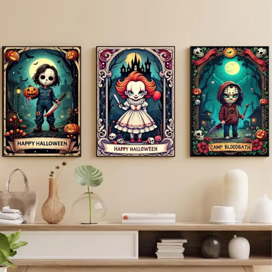 6 Packs Halloween Diamond Painting Kits,12x16 inch {2}