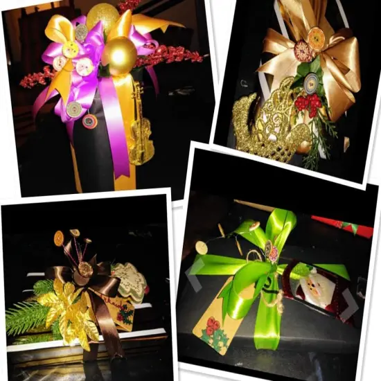 100pcs Mixed Random Flower Painting Round 2 Holes Wood Wooden Buttons for Sewing Crafting 20mm {3}