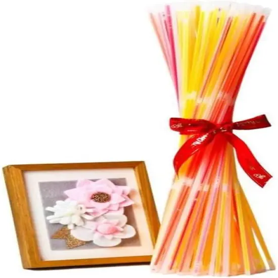 Glow Sticks Bulk 100ct 22'' Glow Necklaces with Connectors, for Party Festivals Raves Birthday Wedding {2}