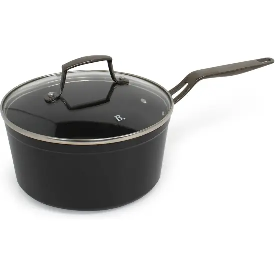 Blu. Cookware 2.7QT Nonstick Sauce Pan with Lid, Non-Toxic {1}