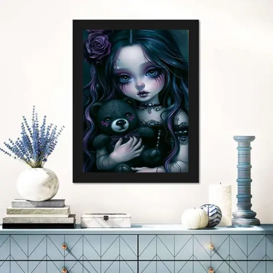 Diamond Art Kits for Adults Gothic 5D Diamond Painting Kits for Adults DIY Full Round Drill Carton Diamond Art {2}