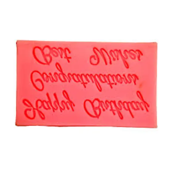 Congratulations & Best Wishes Silicone Mold Flexible Candy {2}