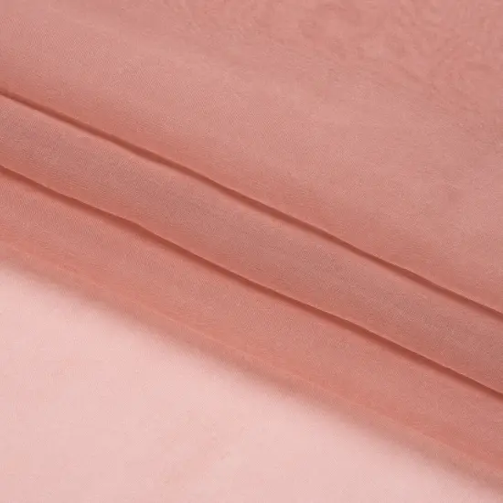 1 Yard Dark Rose Iridescent Chiffon-Like Silk Voile 54" Wide Sheer, Lightweight 100% Silk Adelaide Collection {4}