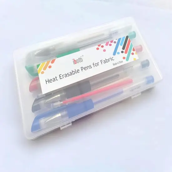 Heat Erasable Fabric Marking Pens (5 Colors) {5}