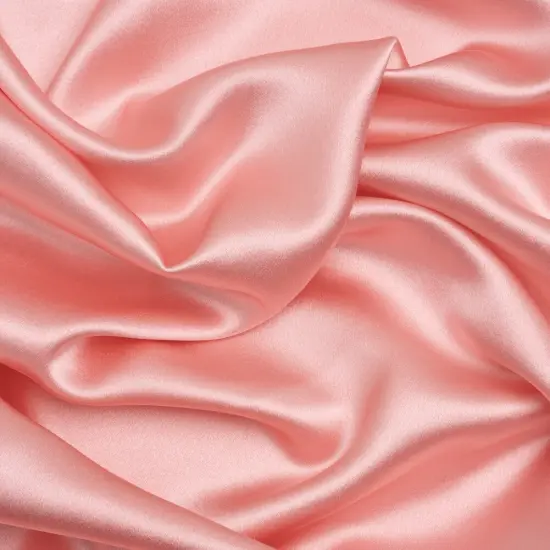 1 Yard Candy Pink Silk Crepe Back Satin Luxurious Flowing Elegant Draped Fabric 44 inch Width {1}