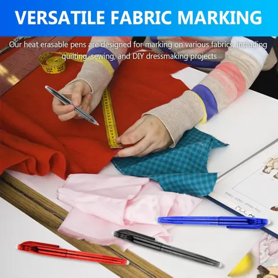 Heat Erasable Pens for Fabric Marking (Multicolor) {2}