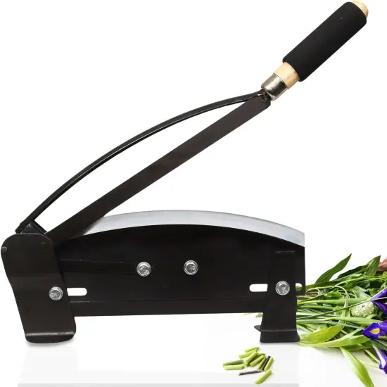 14-Inch Stainless Steel Flower Stem Cutter - Heavy Duty Bunch Cutter with Safety Lock - Perfect for Florists & Gardeners {1}