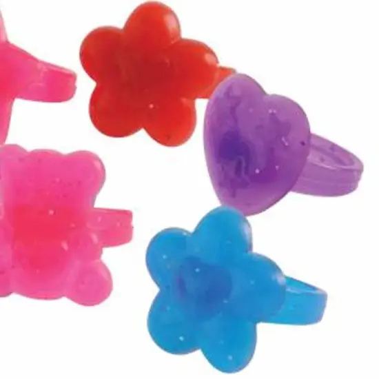 Glitter Rings 72 Pc Include 72 Units {2}