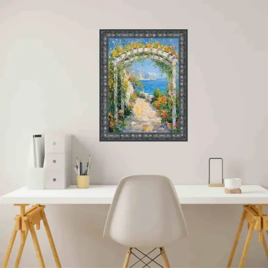 Gotham Gothic Black Ornate Picture Frame 24x30 frame {4}