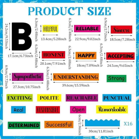 Affirmation Station Bulletin Board Set - Colorful {2}