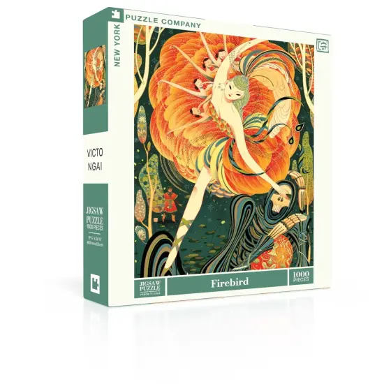 New York Puzzle Company Firebird 1000 Piece Piece Jigsaw Puzzle {1}