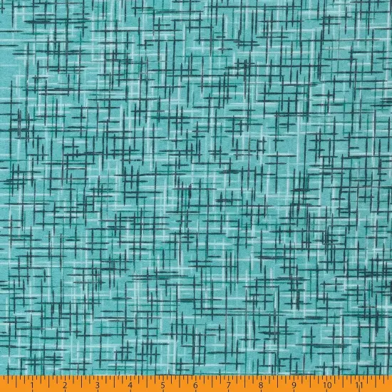 Mook Fabrics Linen Look Flannel Fabric [108 in. Wide] - By The Yard Dusty Turquoise {3}