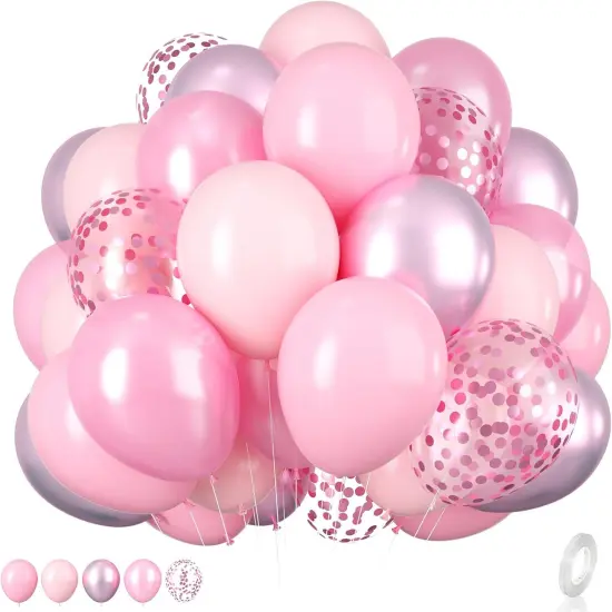 Pink Balloons Set (	Pink ) {1}