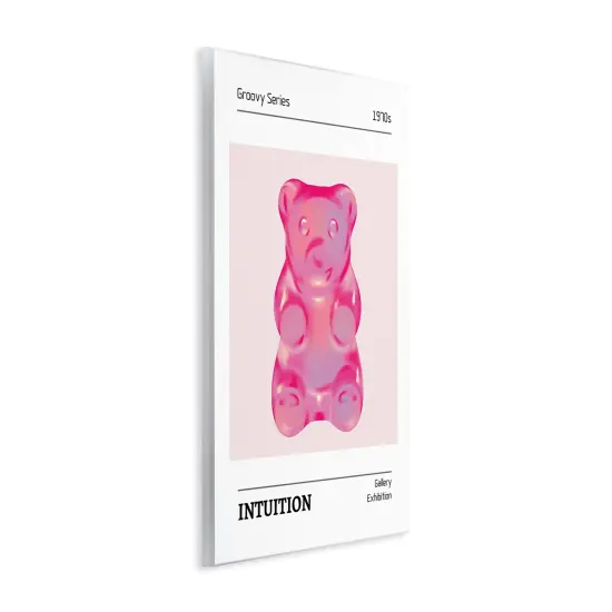 Stupell Industries Intuition Phrase Candy Bear Wall Plaque Design by LSR Design Studio {3}