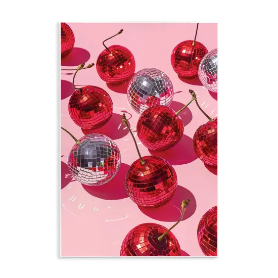 Stupell Industries Cherry Picked Disco Wall Plaque Design by LSR Design Studio {1}