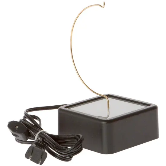 Plymor Translucent Lighted Base Display 4" x 4" with 5" Ornament Hanger Display {2}