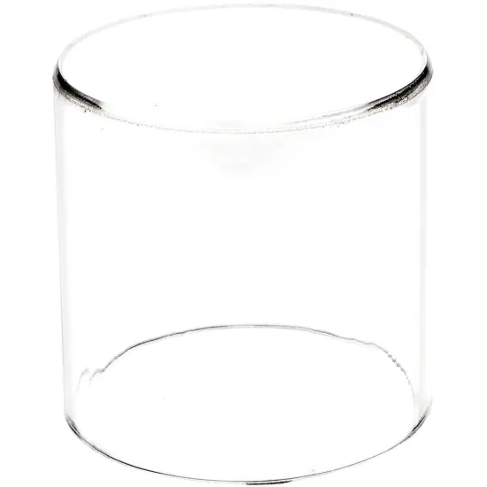 Plymor Clear Acrylic Round Cylinder Display Riser, 4" H x 4" D {2}