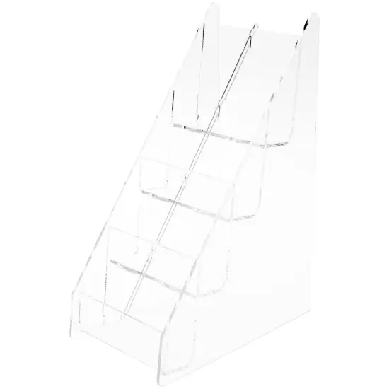 Plymor Clear Acrylic 8-Pocket Business Card Holder & Display (Vertical) 10.75" H x 4.75" W x 7.5" D {1}