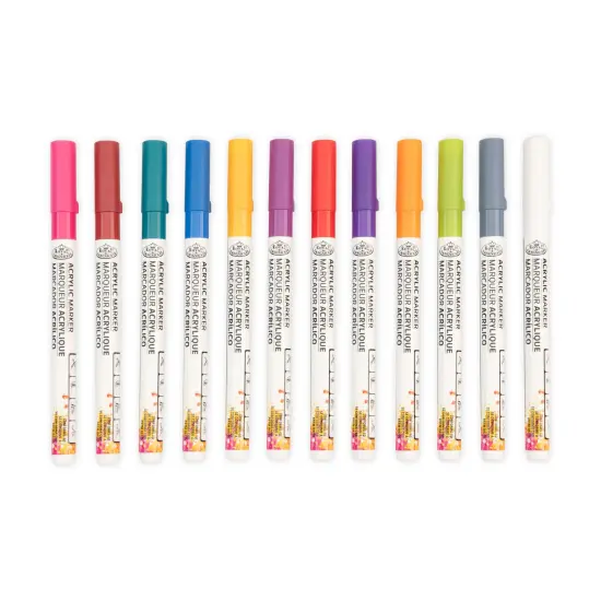MARK-2720 | 12PC Acrylic 1.2mm Jewel Markers {3}