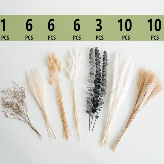 Olive Green Bathroom Decor and Boho Wedding Bouquets - Blended Dried Bouquet and Pampas Grass Bouquet - Unleash Your Creativity with Chic {5}