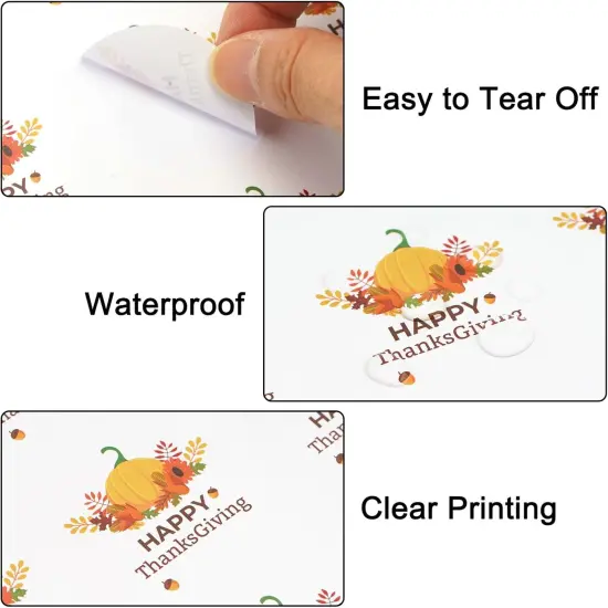 Happy Thanksgiving Stickers-60PCS {2}