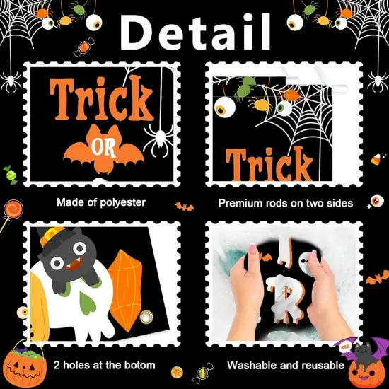 Trick or Treat Door Banner - Halloween Decorations {5}