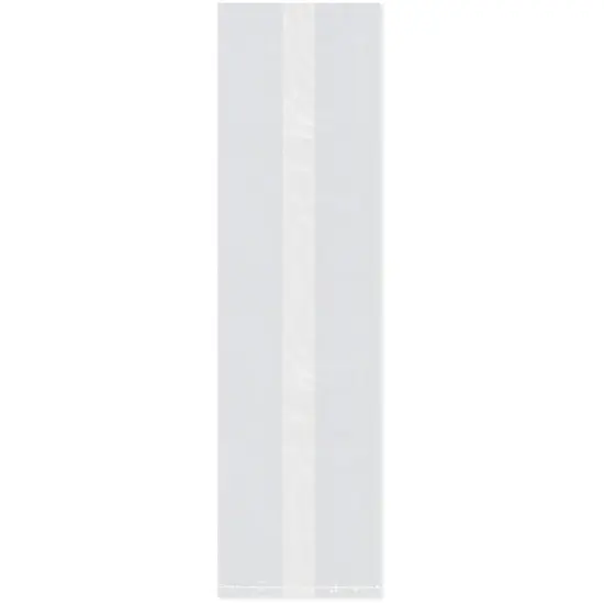 Plymor 5" x 4" x 18" (Pack of 100), 1 Mil Gusseted Plastic Bags {1}