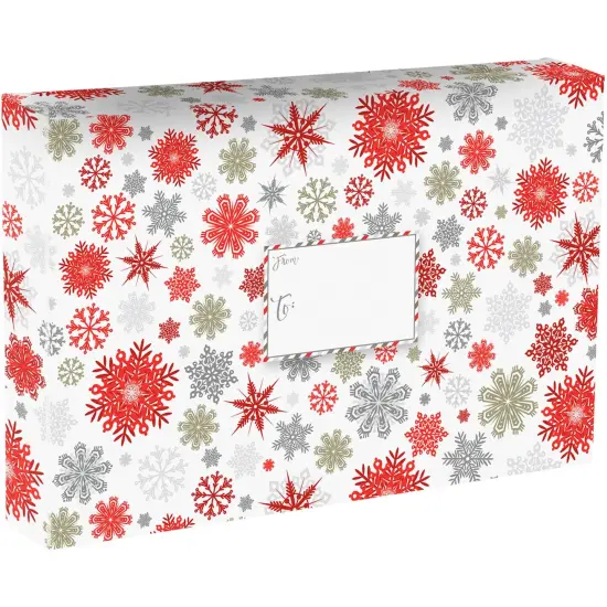 Pack/6: Sparkleflake Theme Mailing Box - 12 x 6 x 9" {2}