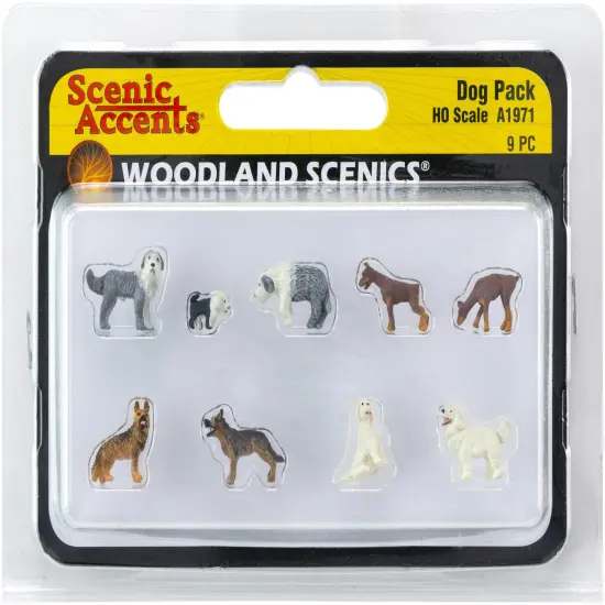 Woodland Scenics Dog Pack-HO-Scale {1}
