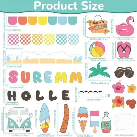 Hello Summer Bulletin Board Decoration Set {2}