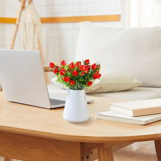 15pcs Artificial Strawberry Picks {3}