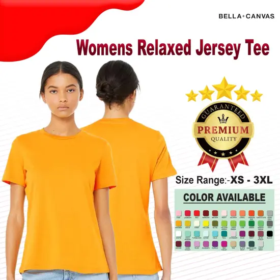 BELLA + CANVAS&reg; Women&rsquo;s Relaxed Crewneck Short Sleeve Jersey Tee Navy {2}