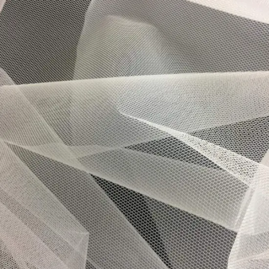 1 Yard Petticoat Hard Net Fabric Stiff Tulle Mesh Can-Can Net 58/60" Width 100% Polyester White {1}