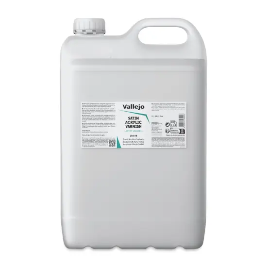 Vallejo Permanent Acrylic Varnish - Satin, 5 Liter {1}