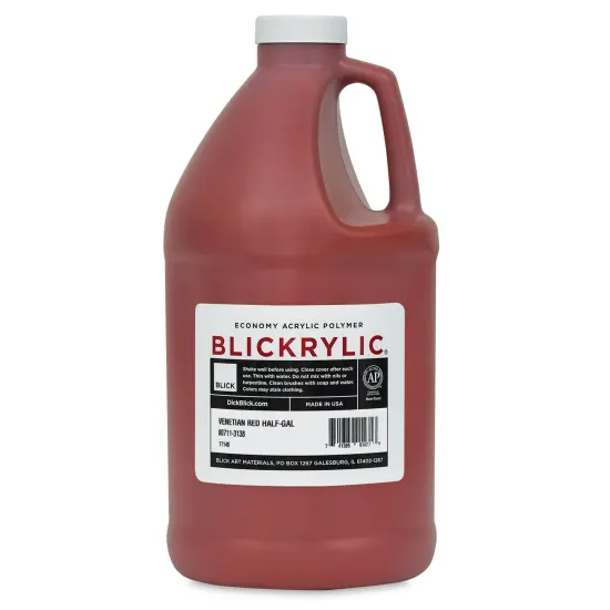 Blickrylic Student Acrylics - Venetian Red, Half Gallon {2}