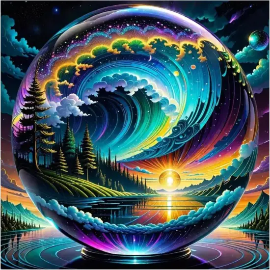 Aurora Diamond Painting Kits {1}