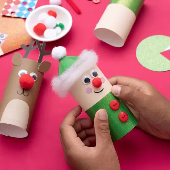 Colorbok Kids Christmas PDQ 4/Pkg-Holiday Paper Roll Kit {6}