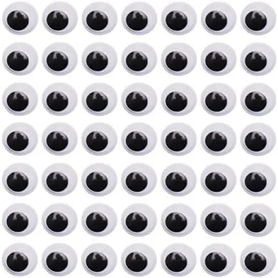 1000pcs 7mm Wiggle Googly Eyes with Self-adhesive for Scrapbooking DIY Crafts Toy Accessories {1}
